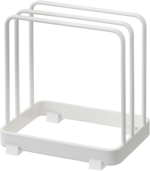 Yamazaki Home Plate Cutting Board Stand – Kitchen Storage Rack Holder Organizer...