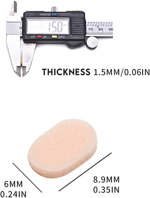 100 Pairs Soft Foam Nose Pads, Self Adhesive Nose Pads Anti-Slip Nosepads for Eyeglasses Sunglasses Reading Glasses, Comfortable and Protect The M...