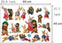 Assemble Peel and Stick Stickers Decals for Wall, Luggage and More. Rabbit...