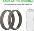 4pcs Black Replacement Gasket for Gatorade Water Bottle Silicone Lid Seal Ring Replacement Accessories Part for Gatorade Gx Cookware...