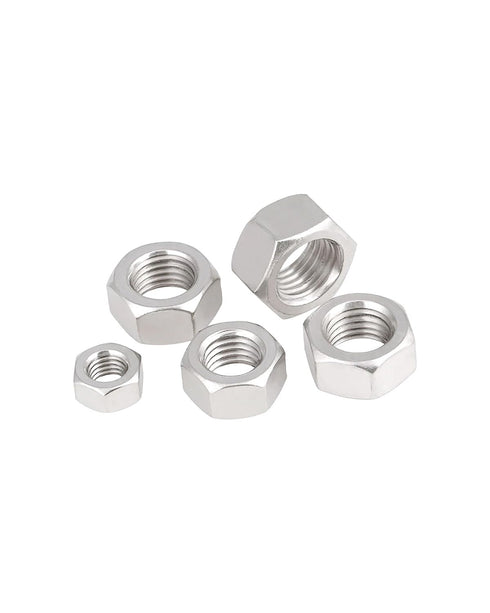 7/16-14 Hex Nuts - IMScrews 304 Stainless Steel Hardware Hex Nuts - Durable and Rust-Resistant Fasteners for Home Repairs and Professional Project...
