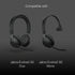 Ear Cushions Pads for Jabra Evolve2 65, Elite 45h, Evolve2 40, Bluetooth and Corded USB Headsets, Global Teck 2pk Replacement Spare Leatherette Ea...