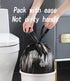 100 Count 4 Gallon Small Black Trash Bags, Durable PE Material, Handles, Breakpoints, 46x60cm...