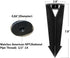 Landscape Lighting Ground Spikes Stakes Replacement, 1/2" NPT for Landscape Path Lighting Landscape Spotlights Black Color 2-Pack (Large Head)...