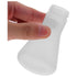 Hemobllo Conical Flask- 50ML Plastic Erlenmeyer Flask Set with Screw Caps and Clear Scale, Scientific Conical Flask Laboratory Flask Lab Supplies ...