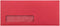 JAM PAPER #10 Business Colored Recycled Window Envelopes - 4 1/8 x 9 1/2 - Red Recycled - 50/Pack...