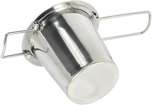 Foldable Tea Strainer - Stainless Steal, Foldable & Adjustable Handle, Cover, Tea Strainer, Tea Infuser, Tea Filter, Loose Leaf Tea...