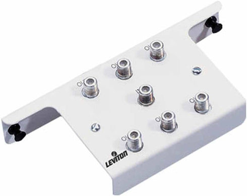 Leviton 1x6 2GHz Passive Video Splitter, 47690-6C2, White...