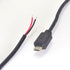 5PCS Micro USB Cable 2 Wire USB Pigtail Cable Micro USB Male to Open-end Cable 30cm 12inch 22AWG 5V 3A DIY Power Charge Cable W/Quick Wire Cable C...