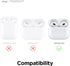 elago Silicone Case Compatible with AirPods 3rd Generation Case - Compatible with AirPods 3 Cover, Carabiner Included, Supports Wireless Charging,...
