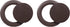 SUQ I OME 2 Sets 2 inch Outdoor Patio Parasol Umbrella Hole Ring Plug and Cap Set, for Parasol Umbrella Table Hole Cover Insert(Brown)...