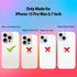 Silicone Phone Case Compatible with iPhone 15 Pro Max Case, Neon Pink Silicone Sling Wristband Phone Case, Liquid Silicone with Anti-Scratch Micro...