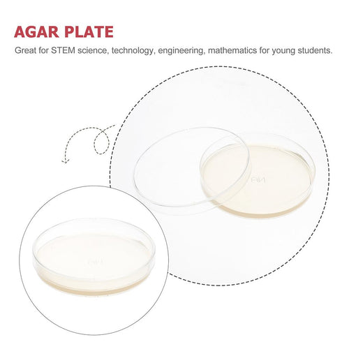 10Pcs Nutrient Agar Petri Dishes Science Project Kit, Pre-Poured Agar Plates, Agar Plates Prepoured Supplies for Students...