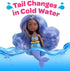 ADORA Water Wonder Mermaid Dolls with Color-Changing Tail in Cold Water, 7" Toy Baby Doll with Movable Waist, Birthday Gift for Ages 1+ - Oceana...