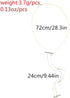Wedding Crystal Backdrop Necklace Gold CZ Y Lariat Necklace Chain Long Rhinestone Y Necklace Bridal Back Necklace Body Jewelry for Women (Gold B)...
