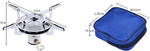 Windproof Camping Gas Stove Portable Foldable Backpack Electronic Stove Head Outdoor Cooking Picnic HikingMountaineering Camping...