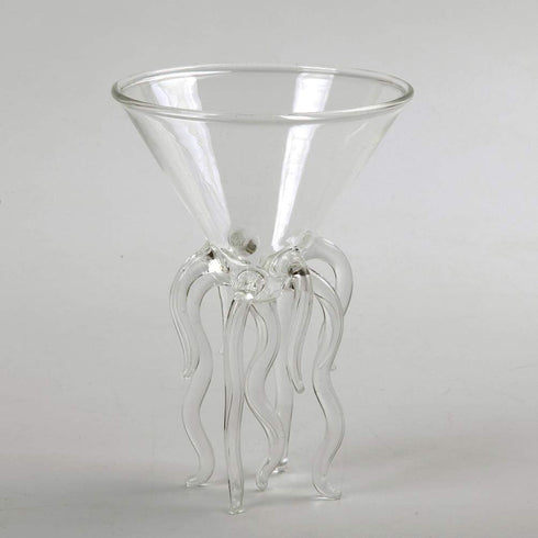 Octopus Martini Glass Creative Cocktail Drinkware Bar Goblet Tools (2 Transparent)...