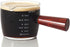 1 Pack Espresso Shot Glass 75ML Triple Pitcher Barista Single Spouts With Wood Handle By BCnmviku...