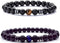 CSIYANJRY99 2Pcs Black Obsidian Anklet for Men Women,Adjustable Obsidian Beads Bracelet Anklet Jewelry(A)...