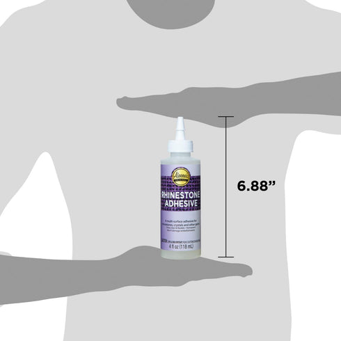 Aleene's Rhinestone Adhesive 4 fl oz Liquid Glue for Jewels, Crystals, Rhinestones, and Embellishments - Dries Clear...