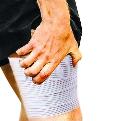 Thigh Compression Garment Bandage Brace Wrap Suitable for Men and Women, Knee Lower Leg Calf Support Band, Thigh Pain Relief, Breathable and Adjus...