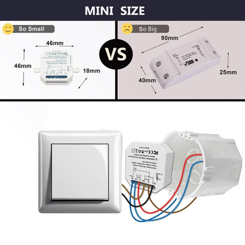 WiFi Smart Switch Universal DIY Module for Smart Home Automation Solution Compatible with Alexa 1 Pack......