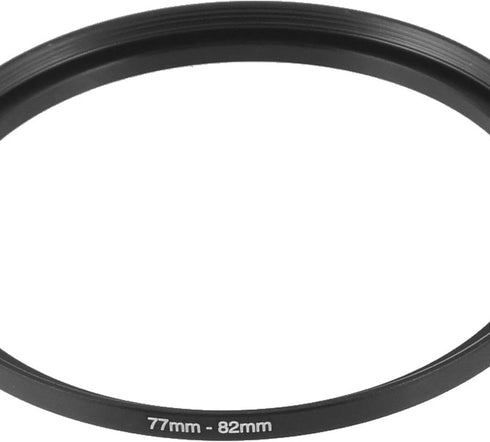 uxcell Camera Lens Filter, Metal Filter Step Up Ring Adapter 77mm to 82mm for Camera Lens, 77mm Male 82mm Female Stepping Up Filter Ring for Digit...