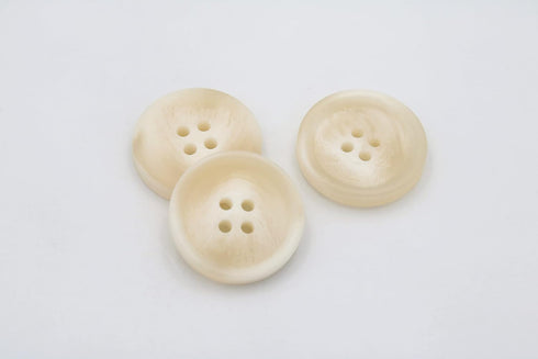 20/Set Resin Button Clothes Sewing Snaps Blazer Shirts 4 Holes Buttons (18mm, White)...