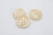 20/Set Resin Button Clothes Sewing Snaps Blazer Shirts 4 Holes Buttons (18mm, White)...