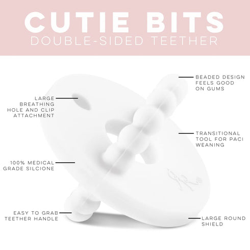 Ryan and Rose Cutie Bit Teether (White)...