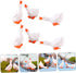 Amosfun 6pcs Resin Tiny Ornament Landscape Shaped Small Planter Mini DIY Moss Goose for Gardens Figure Decoration Micro Statue Sculpture Figurine ...