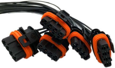 ALLMOST 5pcs set Compatible with Volvo 5 Cyl Electrical Connector of Ignition Coil UF341 30713416 plug...