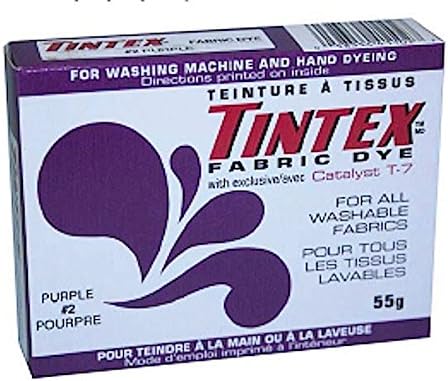 Lot of 1 Tintex Brand Purple Fabric Dye 2...
