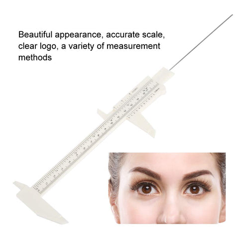 Eyebrow Tattoo Ruler, 8 Types Adjustable Golden Ratio Microblading Tattoo Measuring Ruler Eyebrows Shape Balance Extension Stencil for Beginner or...