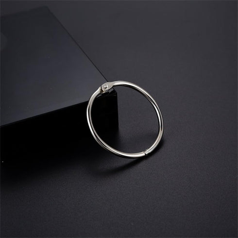 Loose Leaf Binder Rings 1-Inch?20 Pack? Office Metal Book Rings, Nickel Plated Steel Key Rings for School?Sliver...