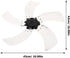 Holibanna 5 Floor Fan Blade Stand Fan Leaves Alloy Fan Leaves Fan Leaves for Table Fan Standing Pedestal Fan Blades Indoor Fan House Fan Table Fan...