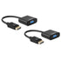 Display Port to VGA Adapter,4 Pack Gold-Plated DisplayPort DP to VGA Converter (Male to Female) for Computer, Desktop, Laptop, PC, Monitor, Projec...