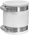 Fernco 1056-22 2-in. Flexible PVC Pipe Coupling for Cast Iron and Plastic Plumbing Connections in White...