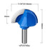 Core Box Router Bit 1/2 Inch Shank Round Nose Cove Box Router Bit 1-1/4" Cutting Diameter Woodworking Milling Cutter Tool...
