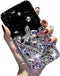 LCHDA Bling Diamond Case for Samsung Galaxy A51, Glitter Clear Crystal Rhinestone Full Diamonds Luxury Sparkle Transparent Bumper Women Girls Prot...