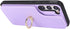 for Samsung Galaxy S22 Case with Card Holder and Strap for Women,Crossbody Lanyard,Ring Stand,Snap Clasp,Phone Wallet Cases 6.1 inch(Purple)......