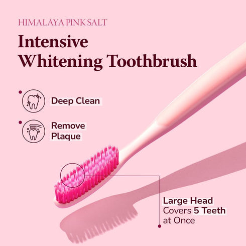 Intensive Whitening Toothbrush - Extra-Large Toothbrushes for Adults, Plaque Remover for Teeth, 9Mils High Strength Soft Bristle Toothbrush, Oral ...