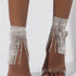 Rhinestone Anklets Jewelry Silver Sparkly Ankle Bracelets for Women...