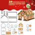 8 Pieces 3D Christmas Snowman Cookie Cutters Stainless Steel Cartoon Biscuit Cutters for Holiday DIY Baking Cake Fondant Sugarcraft Muffin Pastry ...