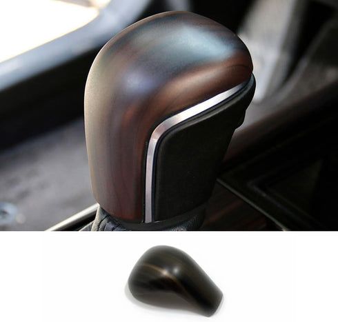 ERIDANUS Auto Accessories Fit for Toyota Camry 2023 2022 2021 2020 2019 2018nterior Gear Lever Shift Knob Frame Trim (Peach Wood Style) ABS 1 PCS...