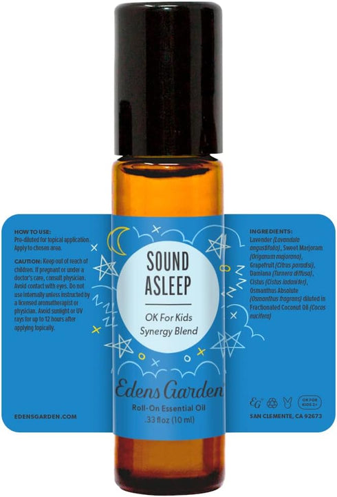 Edens Garden Sound Asleep Essential Oil Roll-On Blend- 100% Pure Premium Grade, Natural, Therapeutic, Aromatherapy, Kid & Skin Safe, The Best For ...