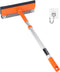 Window Squeegee for Home, Window Cleaner Tool with Extension Pole 20''-30'', Window Washer for Shower, Car Windshield, Mirror, Glass Cleaning...