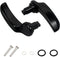 NTHREEAUTO Black Saddlebag Latch Lever - Saddle Bag Lid Lifter Aluminum Compatible with Harley Davidson Touring Street Glide Road King Special Roa...