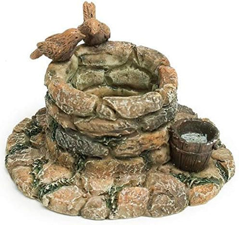 Miniature Fairy Garden Birds at Wishing Well...