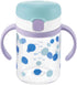 Richell Aqulea outing straw mug 200 Light blue...